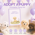Adopt a Puppy Party Guide | Printable Birthday Party Kit for Kids
