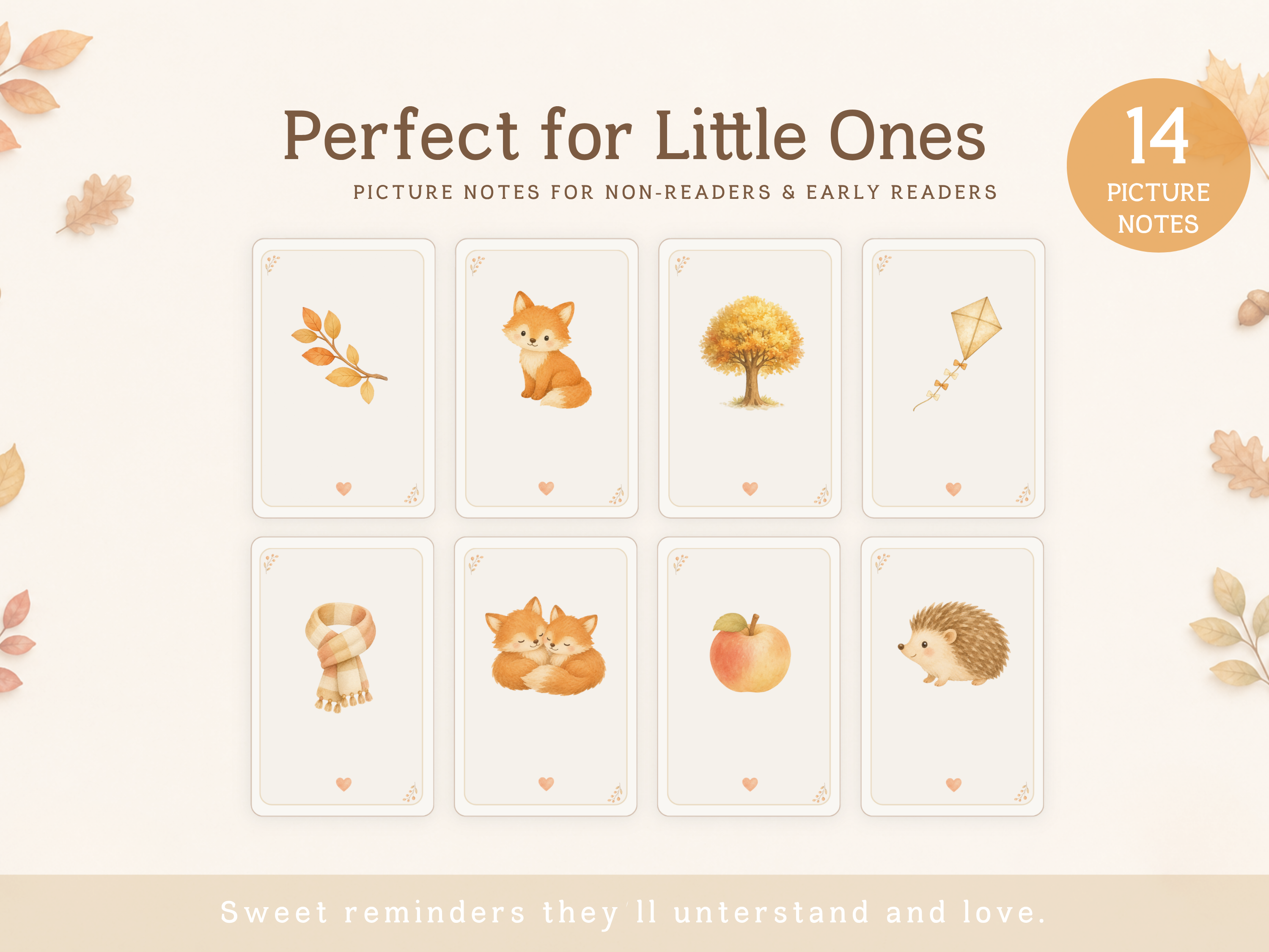 Autumn Lunchbox Notes for Kids | Printable Fall School Lunch Notes