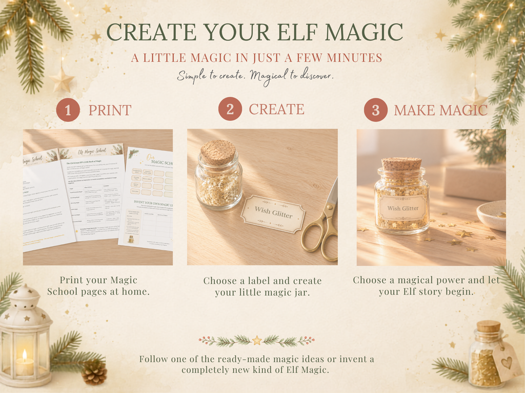 Christmas Elf Magic School Kit | Printable Elf Magic Activity
