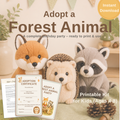 Adopt a Forest Animal Party | Printable Birthday Party Kit