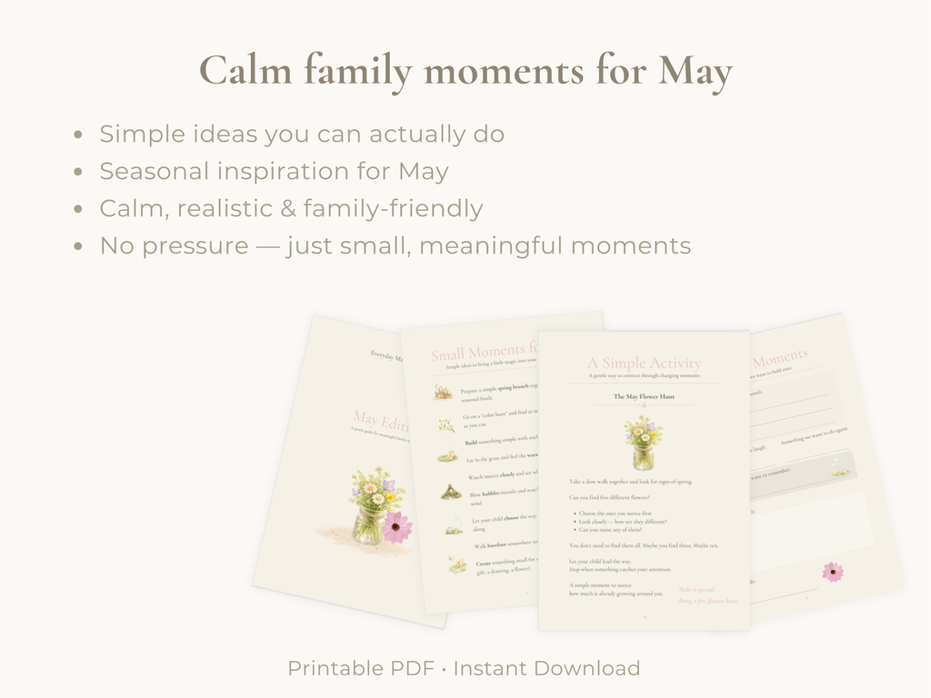 May Family Moments Guide | Printable Family Activities & Rituals