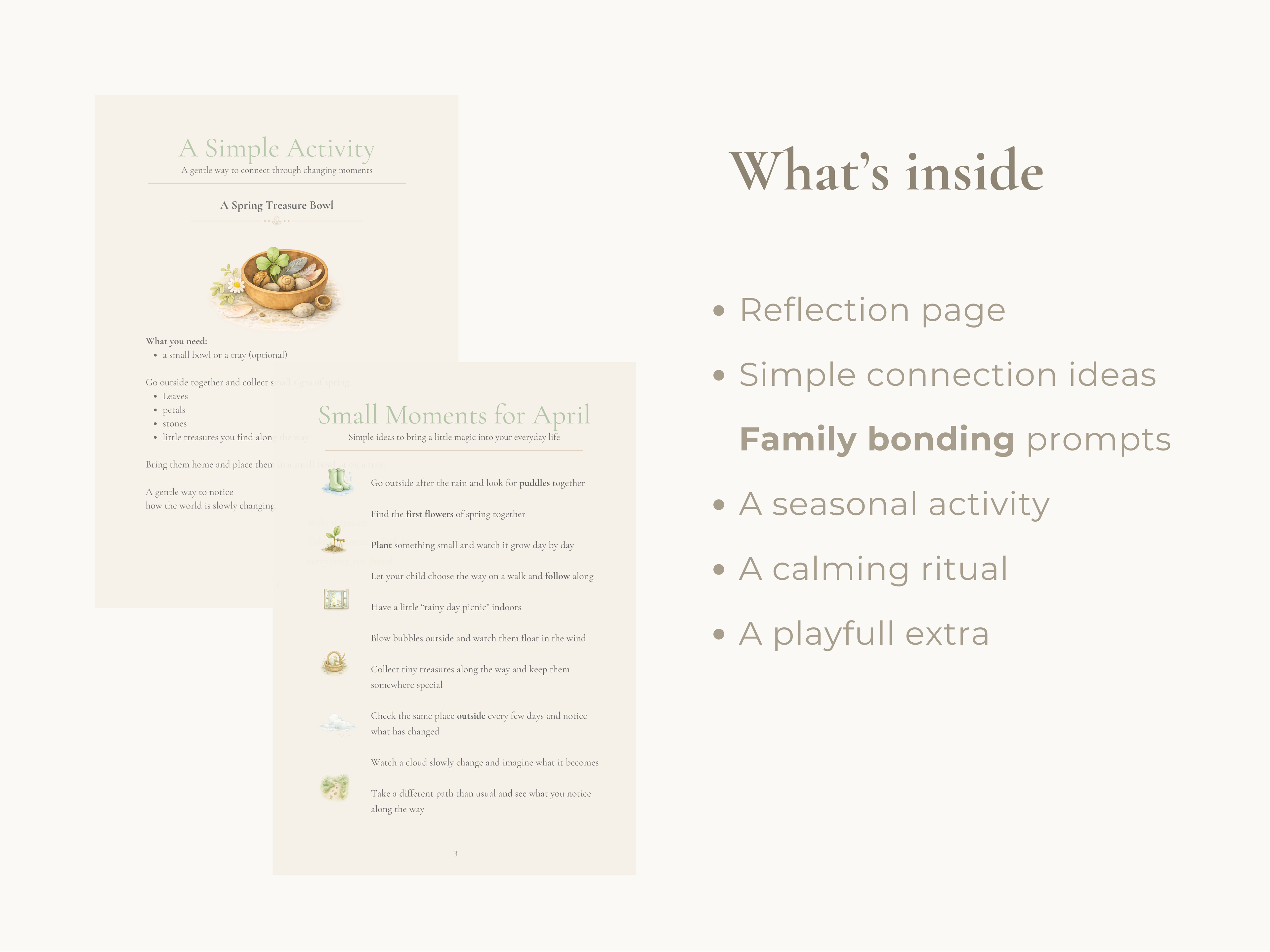 April Family Moments Guide | Printable Family Activities & Rituals