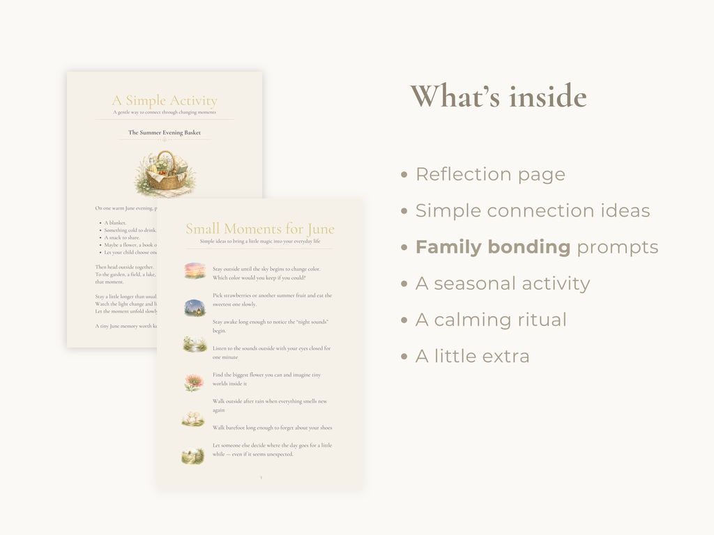 June Family Moments Guide | Printable Family Activities & Rituals