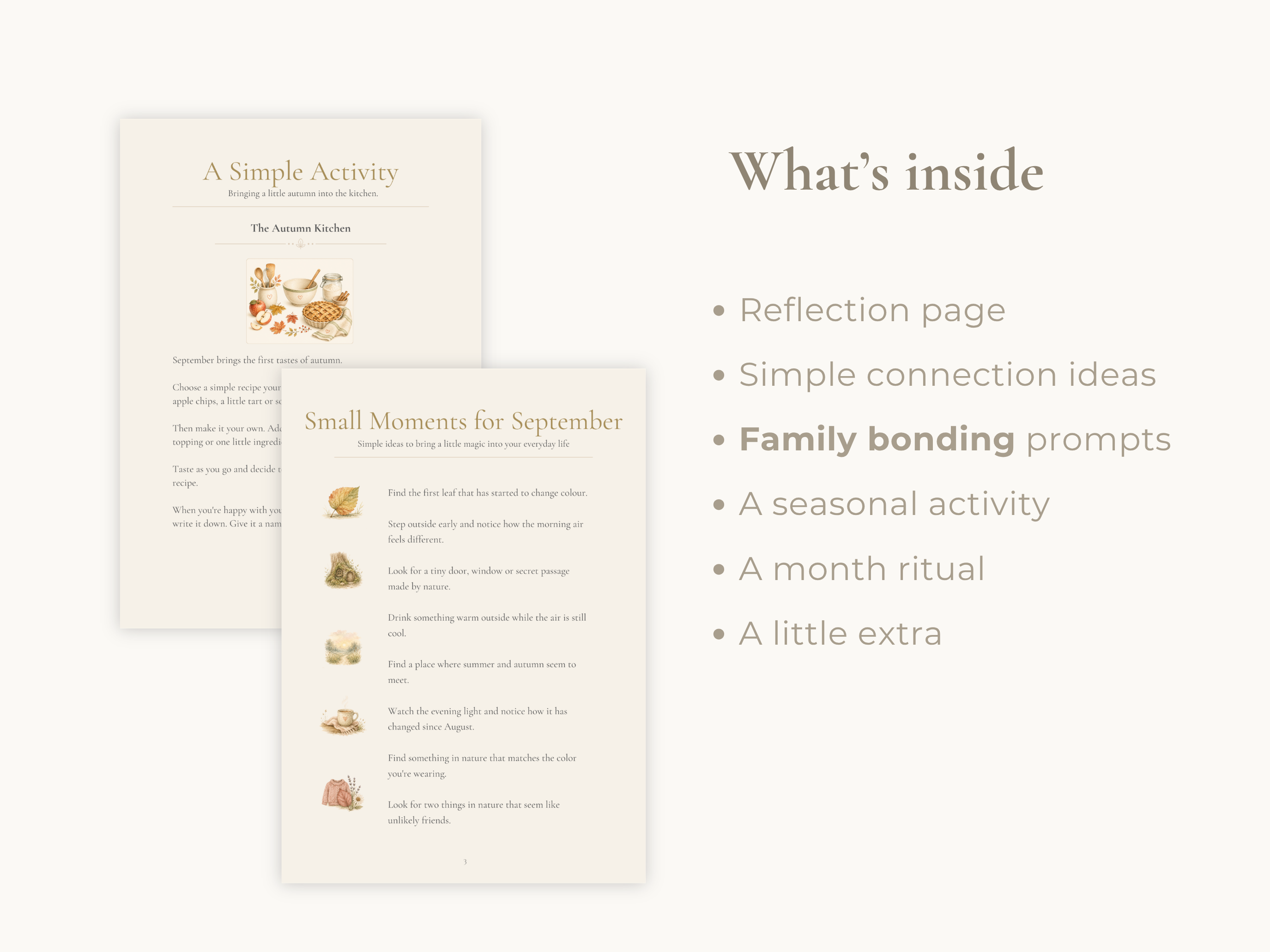 September Family Moments Guide | Printable Family Activities & Rituals