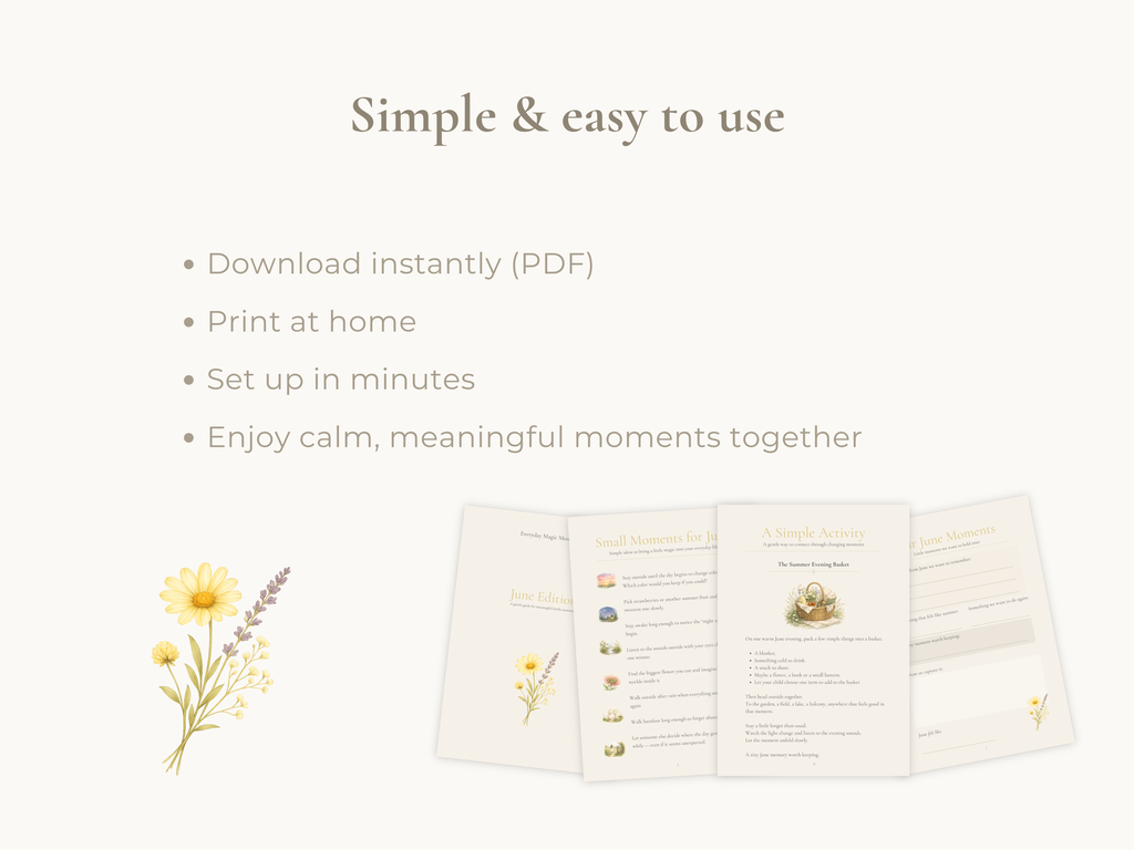 June Family Moments Guide | Printable Family Activities & Rituals