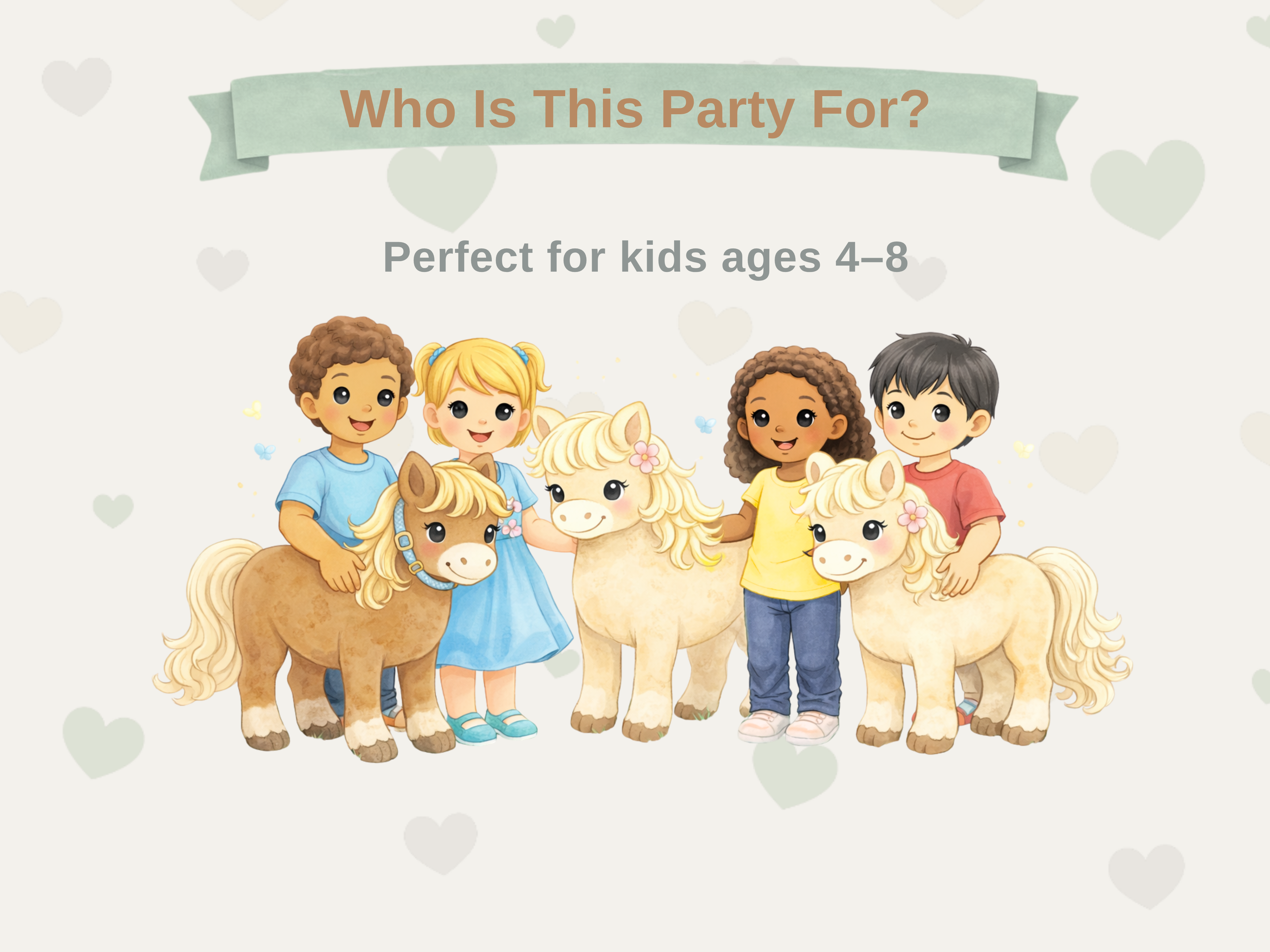Adopt a Pony Party Guide | Printable Birthday Party Kit for Kids
