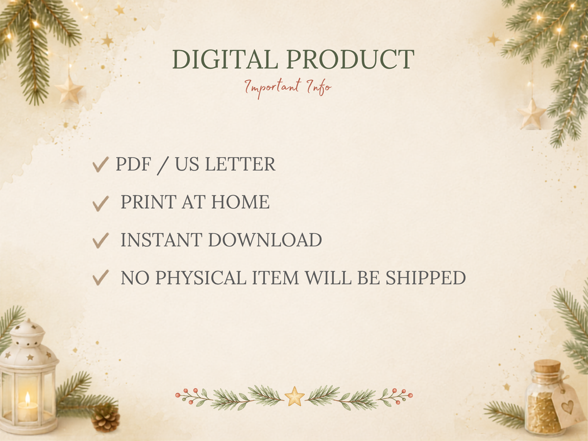 Christmas Elf Construction Site Kit | Printable Elf Miniatures
