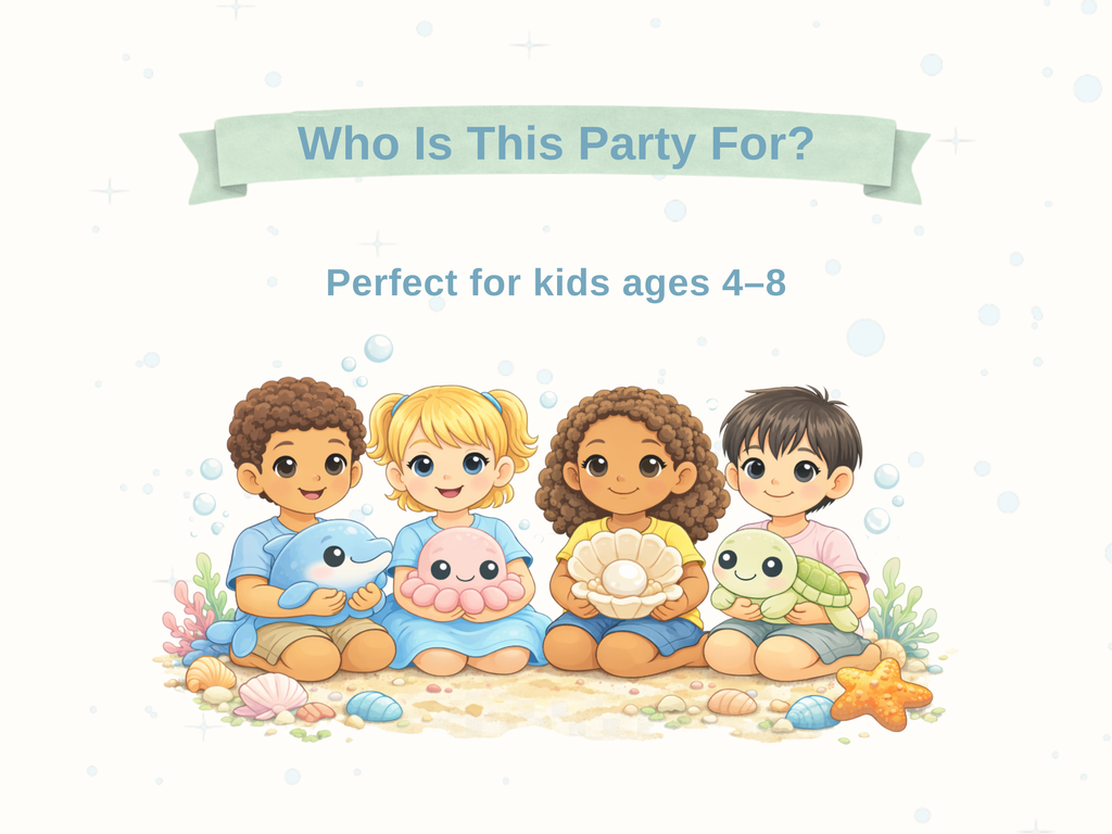 Adopt an Ocean Animal Party Guide | Printable Birthday Party Kit for Kids