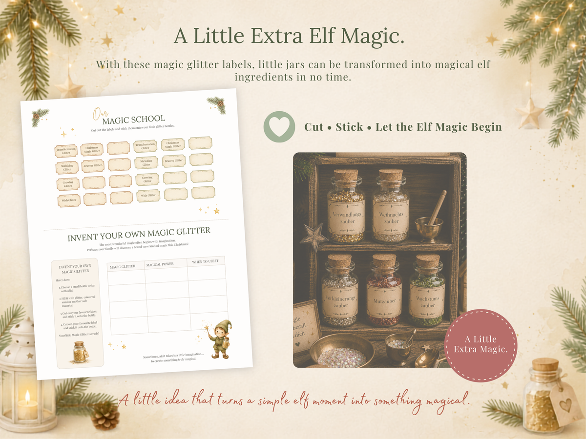 Christmas Elf Workbook | Printable Elf Planner & Tradition Organizer