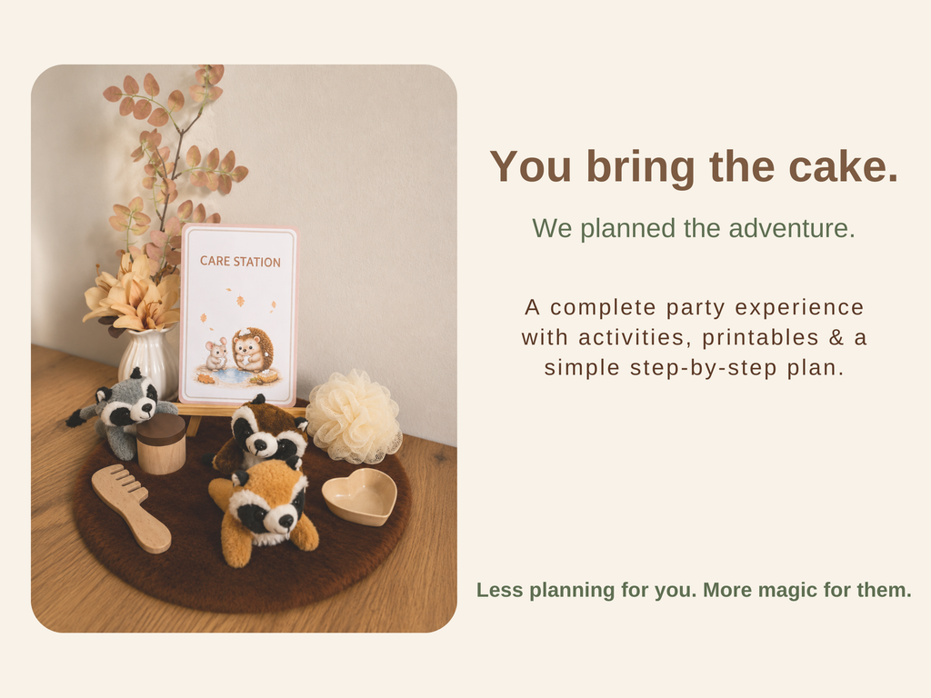 Adopt a Forest Animal Party | Printable Birthday Party Kit