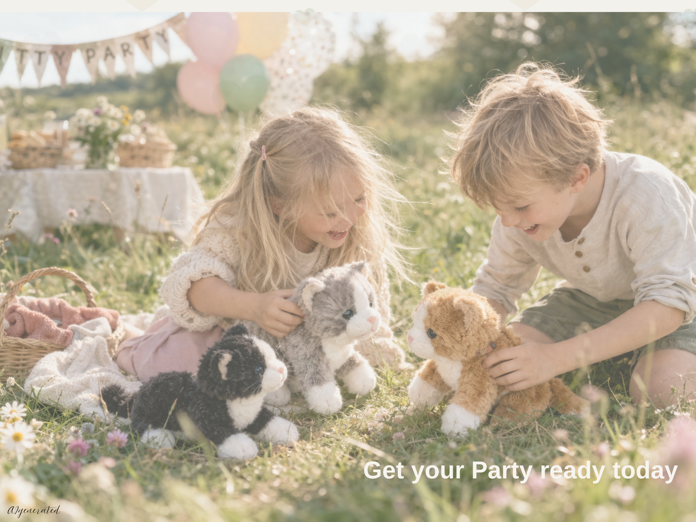 Adopt a Kitten Party Guide | Printable Birthday Party Kit for Kids